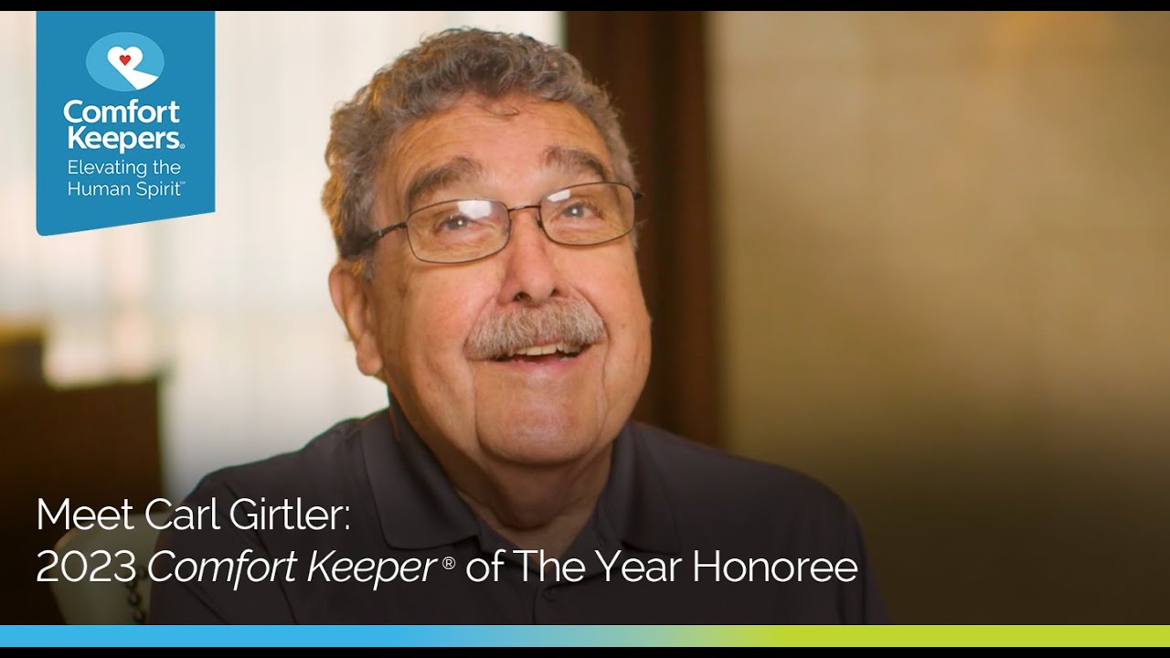 2023 Comfort Keeper® of the year honoree Carl Girtler
