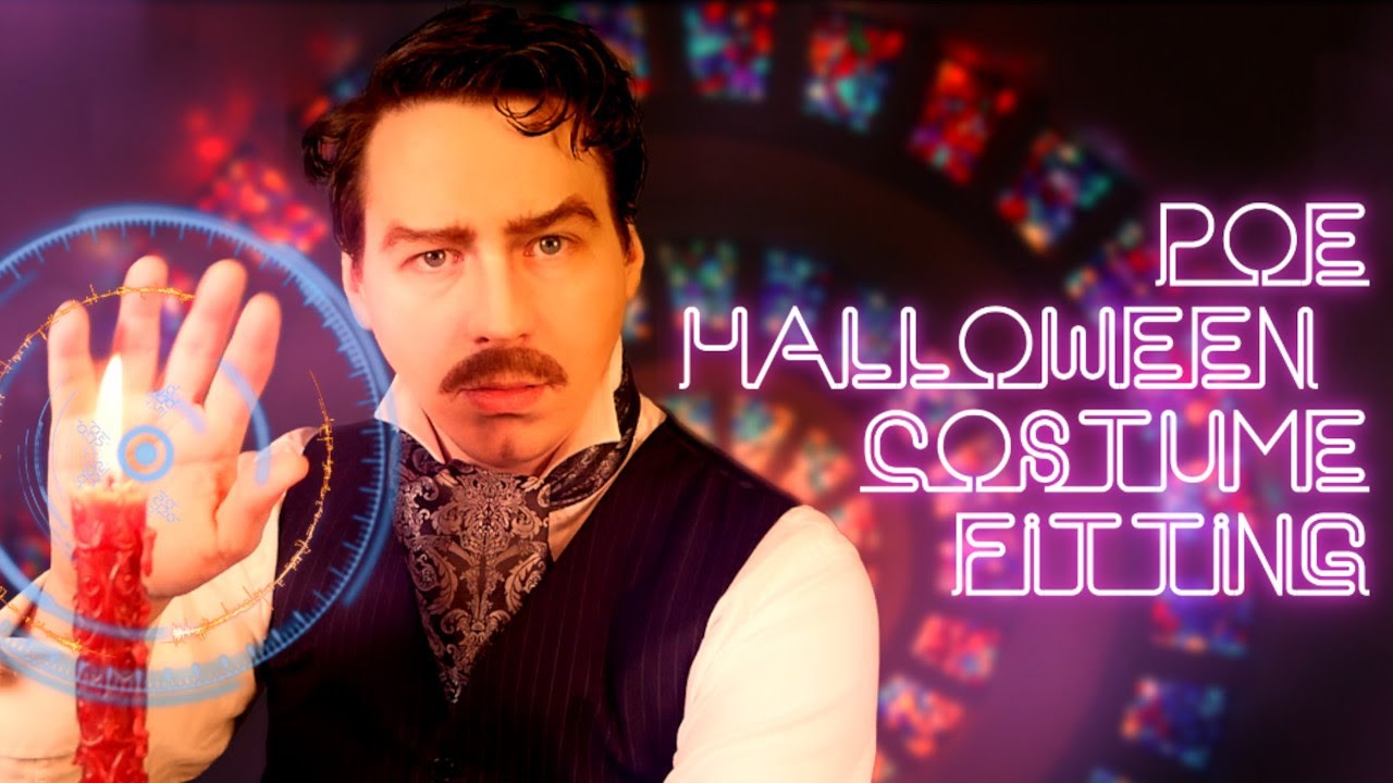 Poe Altered Carbon Halloween Costume Fitting 🎃 ASMR Cyberpunk Roleplay 🦇