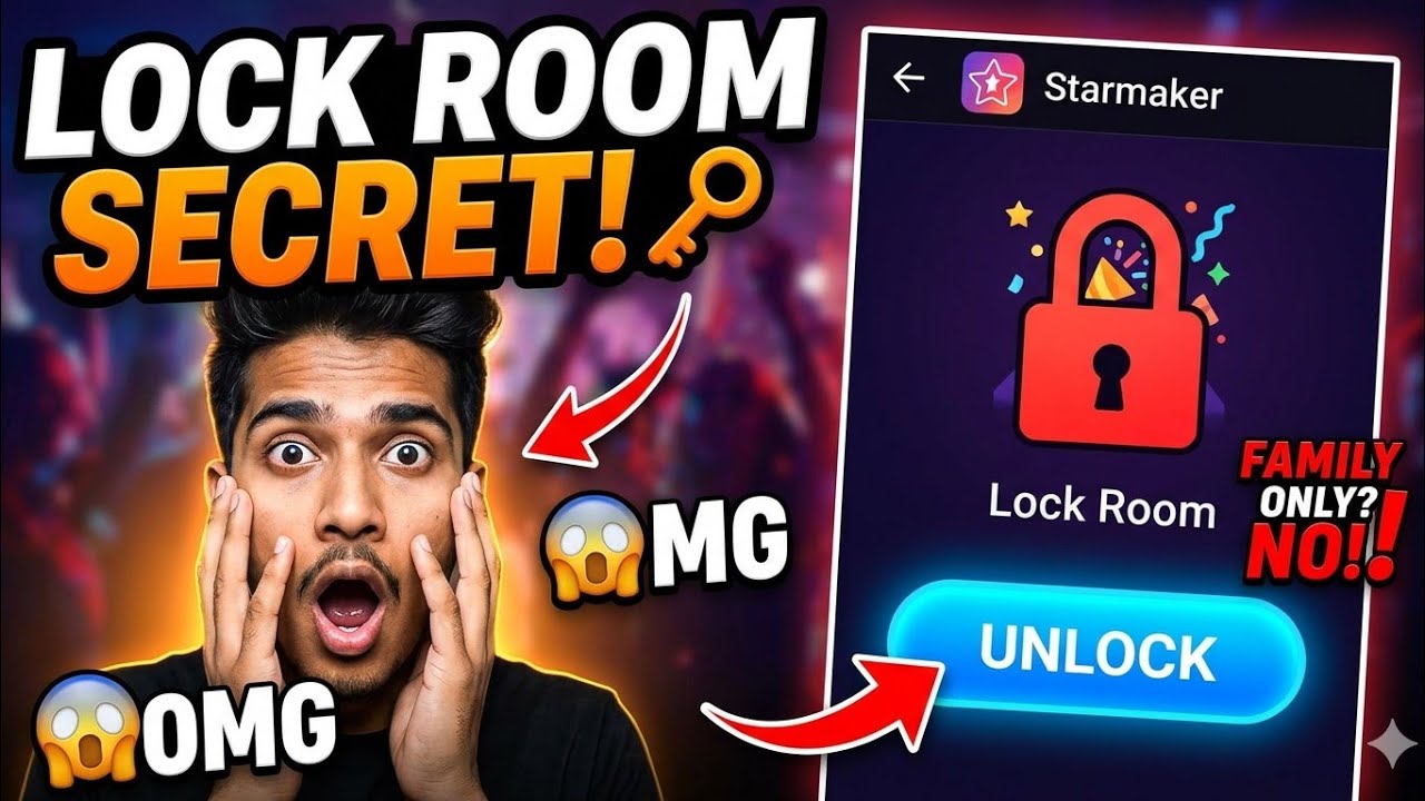 🔥Starmaker Lock Room secret  tricks// Oh my God😱😱