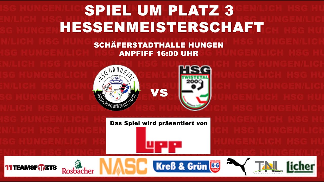 HSG Baunatal vs. HSG Twistetal (Spiel um Platz 3 der Hessenmeisterschaften)
