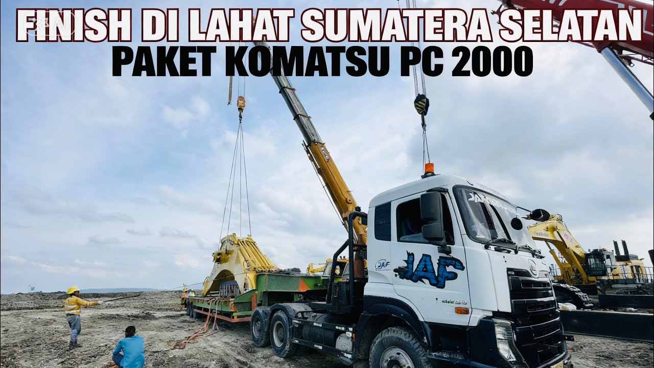 FINISH‼️PAKET TRUCK COD PC 2000 EXCAVATOR KOMATSU DI LAHAT SUMATERA SELATAN 