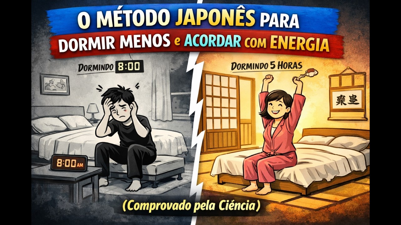 O Método Japonês Para Dormir Menos e Acordar com Energia (Comprovado pela Ciência)