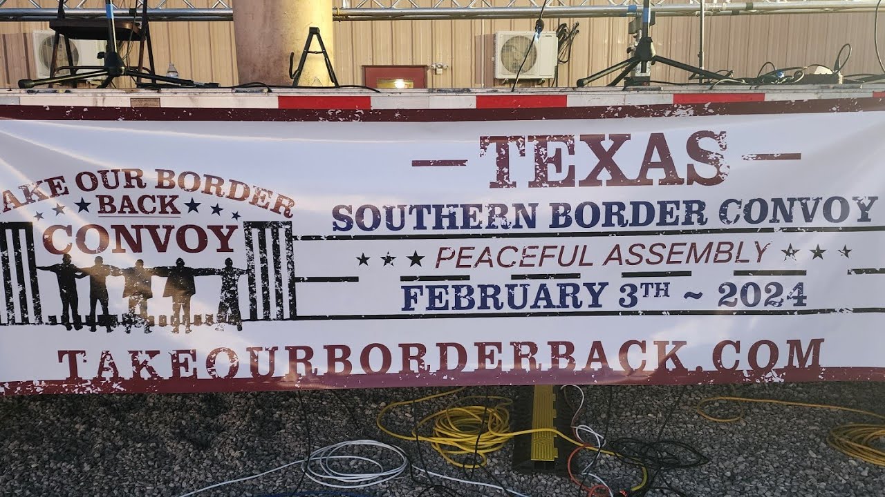 Wandering the Take Our Border Back Convoy Texas