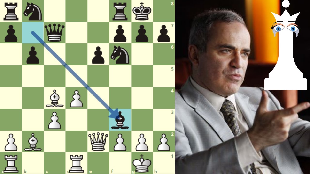 CALCULA COMO LOS DIOSES, Y ATRAPA LA DAMA RIVAL: Vladimirovic vs Kasparov (Batumi, 2001)