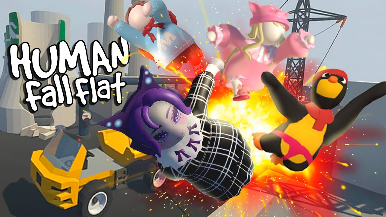 &iexcl;RISAS EXPLOSIVAS! 🤣 en la planta el&eacute;ctrica de HUMAN FALL FLAT #TeamGrit&oacute;n