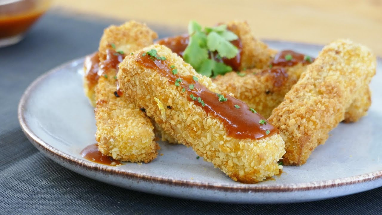 Nuggets vegetarianos de tofu caseros - Cocinatis