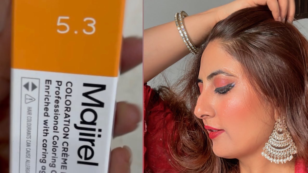 Permanent Hair Colour||Loreal Majirel Hair Colour||Global Hair Colour 5.3 Shade