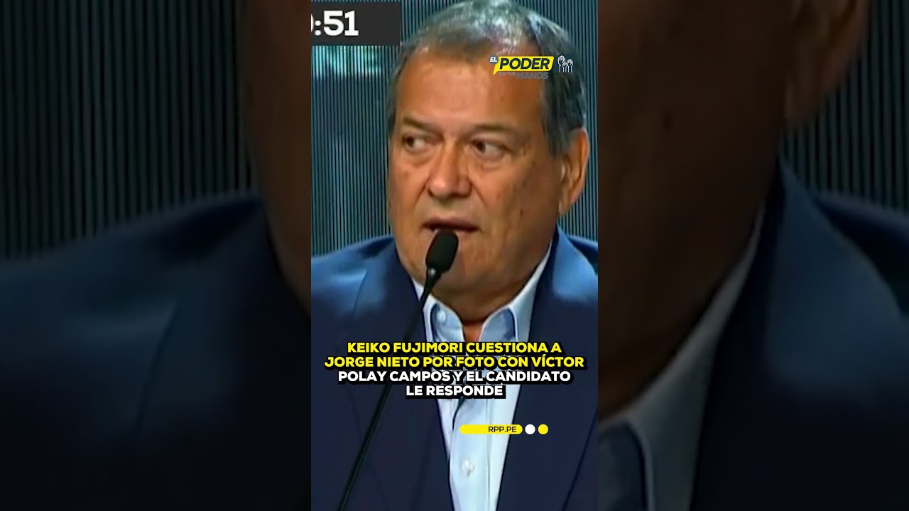 Jorge Nieto vs Keiko Fujimori | Debate presidencial 2026 #SHORTRPP