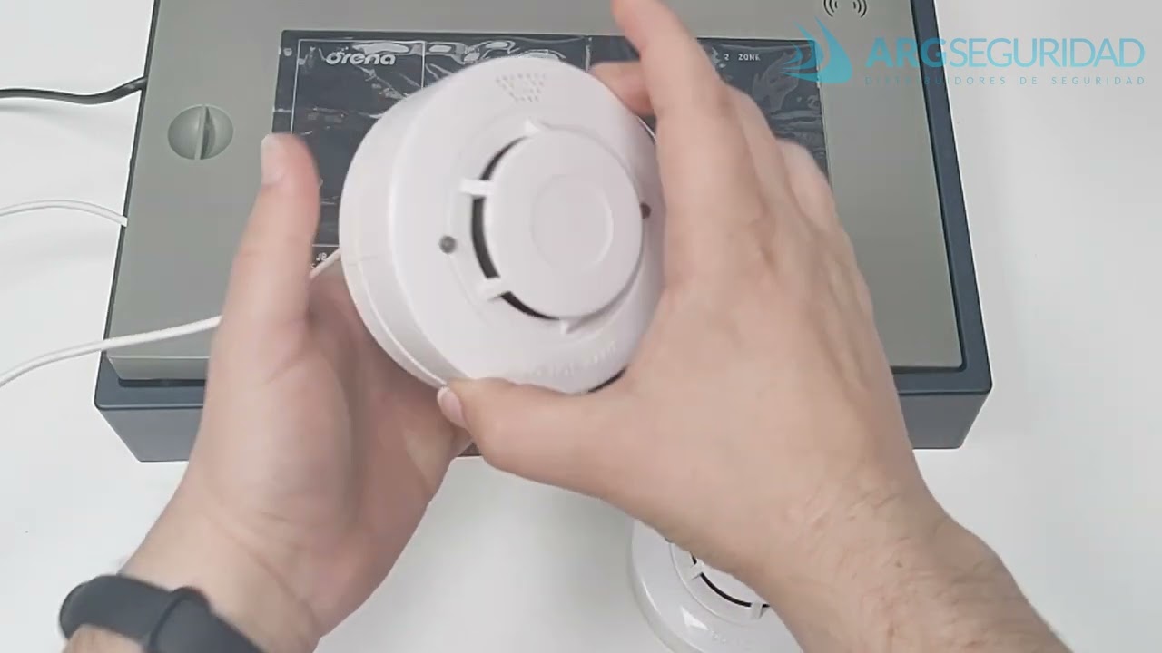 Configuración e instalación de sensores de humo fotoeléctricos de 2 hilos.