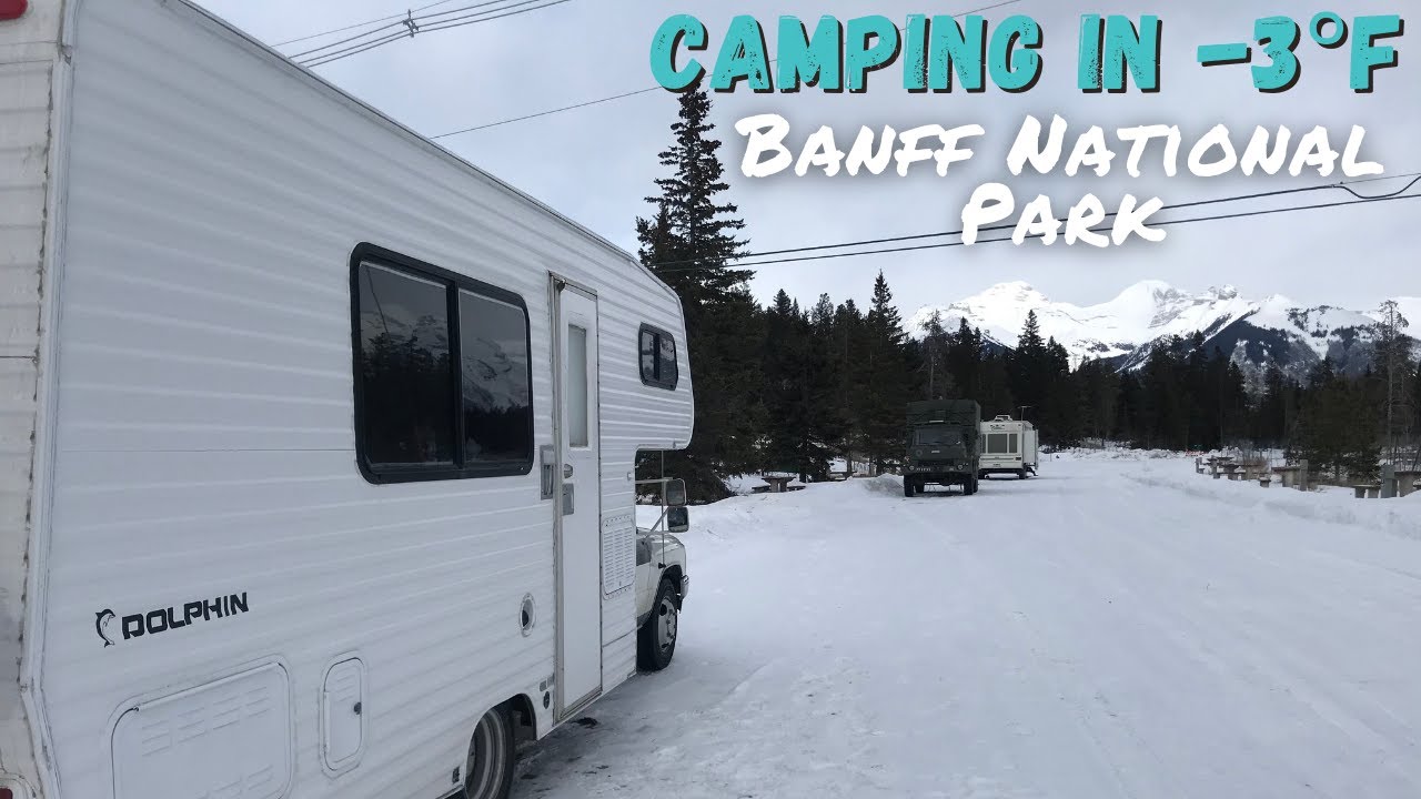VAN LIFE IN BANFF, CANADA || BANFF SKI ROAD TRIP ON A BUDGET || FIXING OUR BRAKE LEAK