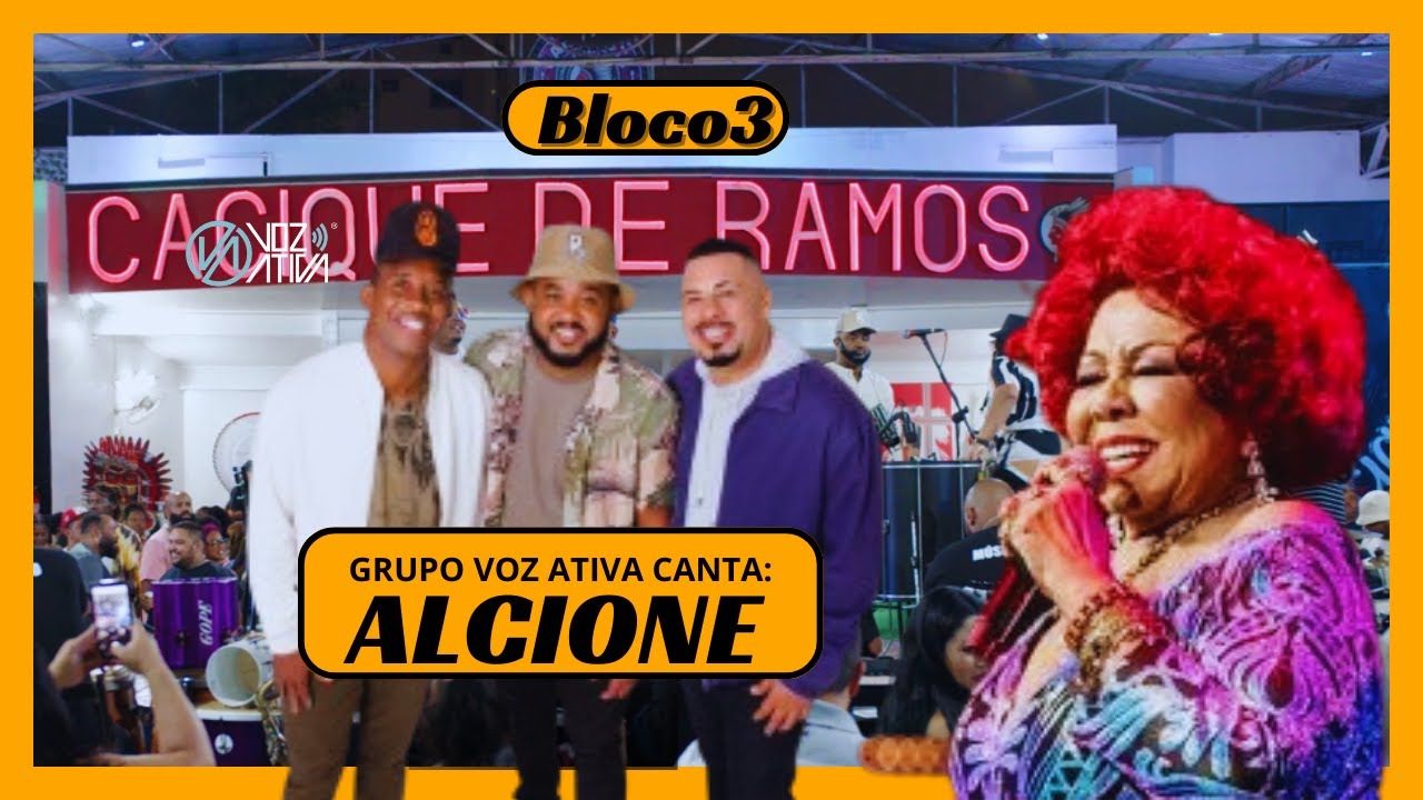 Grupo Voz ativa Canta ALCIONE - Roda de samba do Cacique de Ramos - Pagode ao vivo Rio de janeiro