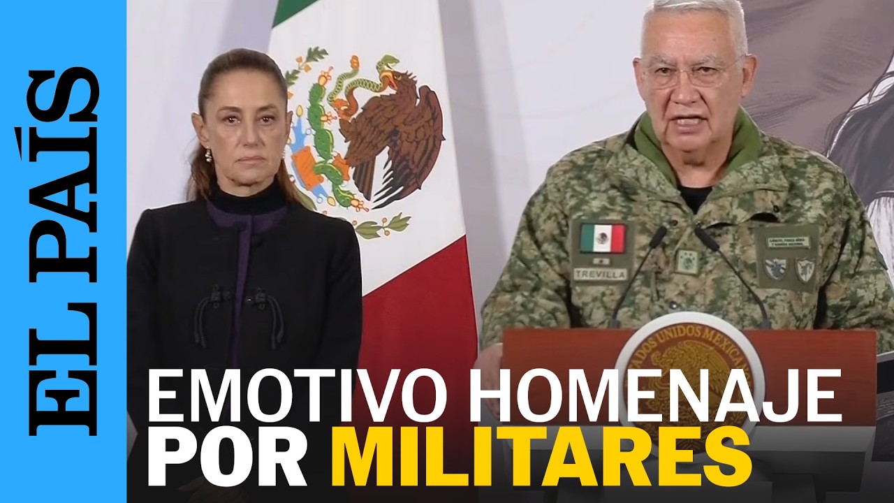 'EL MENCHO': Secretario de Defensa LLORA en homenaje a militares ca&iacute;dos en operativo | EL PA&Iacute;S