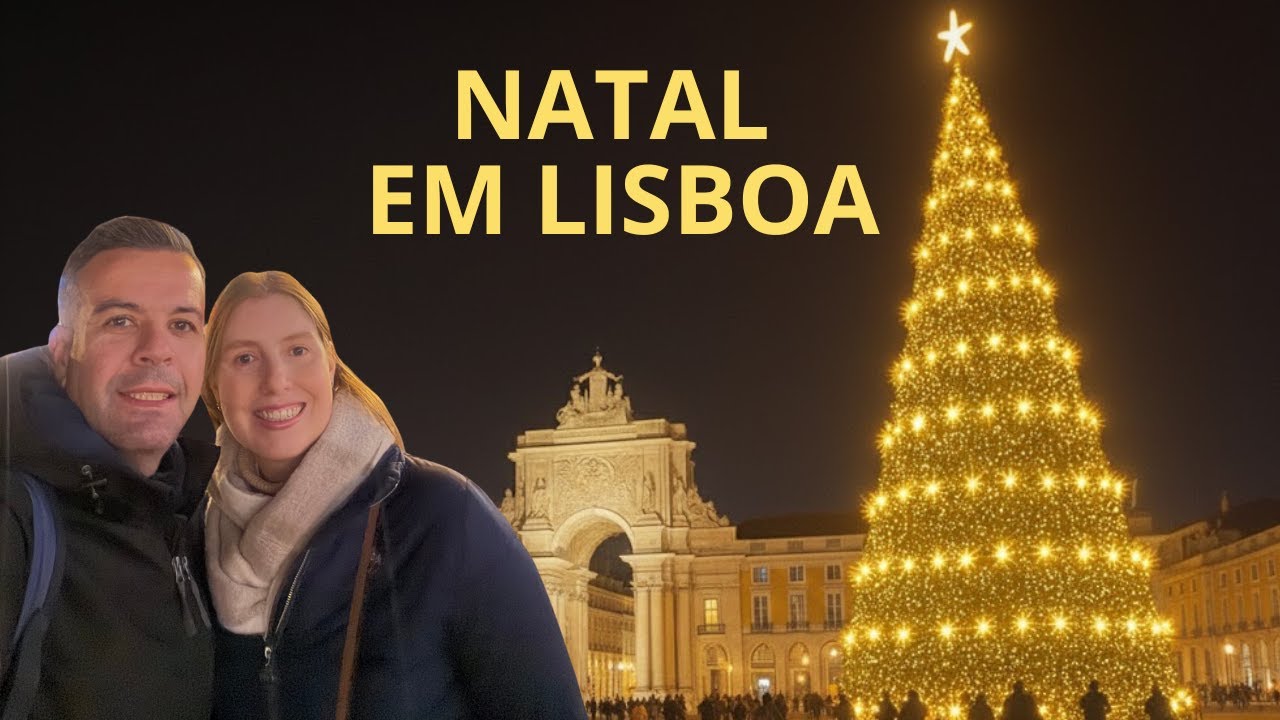Natal em Lisboa 2025: Tour pelas Luzes do Chiado até a Praça do Comércio + Feiras de Natal