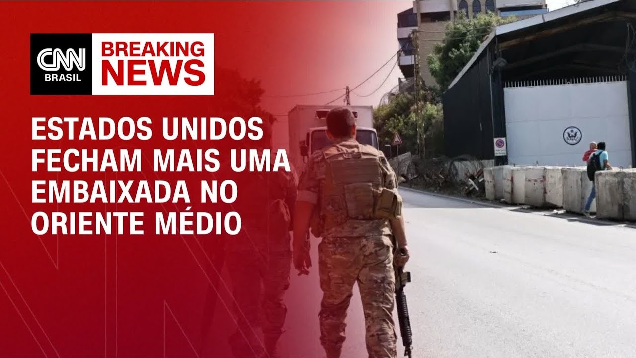 Guerra no Oriente Médio: EUA anunciam fechamento de embaixada no Líbano | CNN 360º