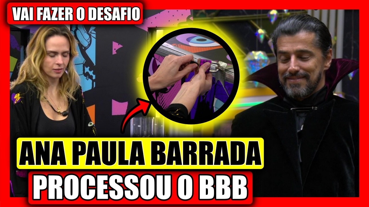 🔥 ANA PAULA BARRADA DA FESTA E PELA PRIMEIRA VEZ VAI FAZER O DESAFIO, PEDRO PROCESSA A GLOBO BBB 26