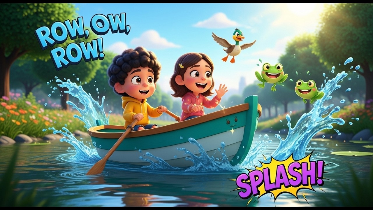 Row Row Row Your Boat 🚣‍♂️+ MORE Fun Nursery Rhymes! | TIKI FUN KIDS