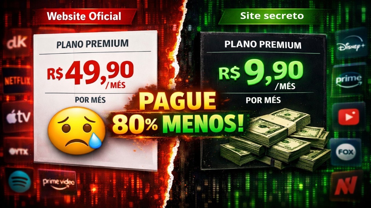 Streaming MUITO MAIS BARATO? O Segredo que as Empresas Não Querem que Você Saiba!