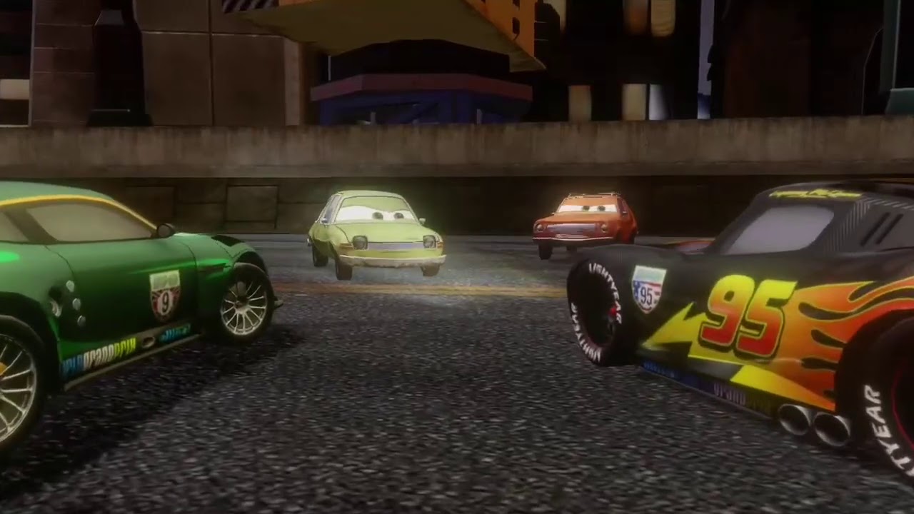 Cars 2 The Video Game | Carbon Fiber Lightning Vs the lemons in every mission |
