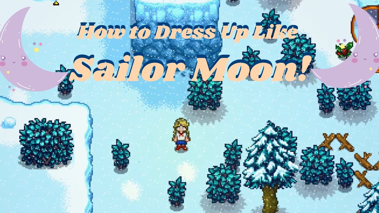 Stardew Valley Sailor Moon Outfit/ Anime Schoolgirl outfit #shorts