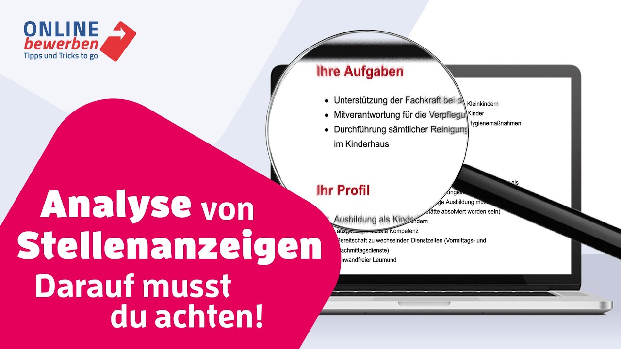 Stellenanzeigen richtig analysieren: So findest du die wichtigsten Infos!