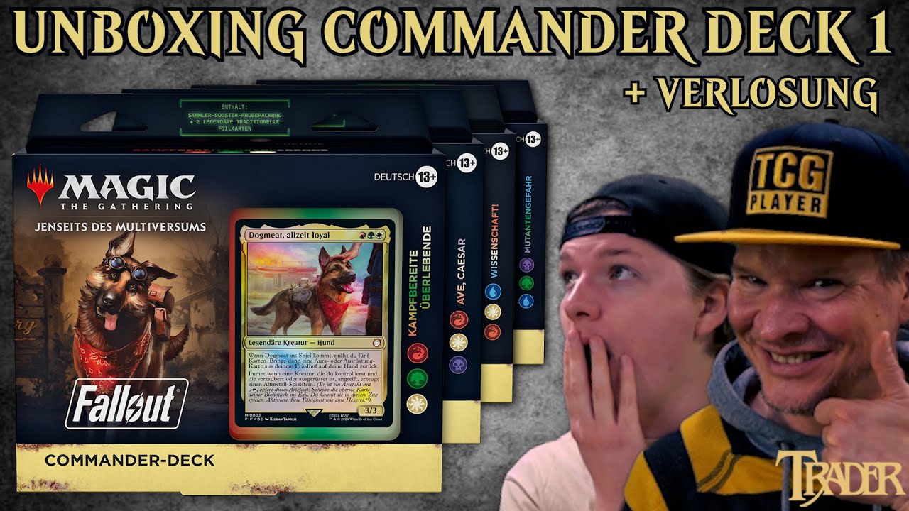 MTG Universes Beyond Fallout Opening Commander Deck deutsch #1 | Magic the Gathering | Trader 2024