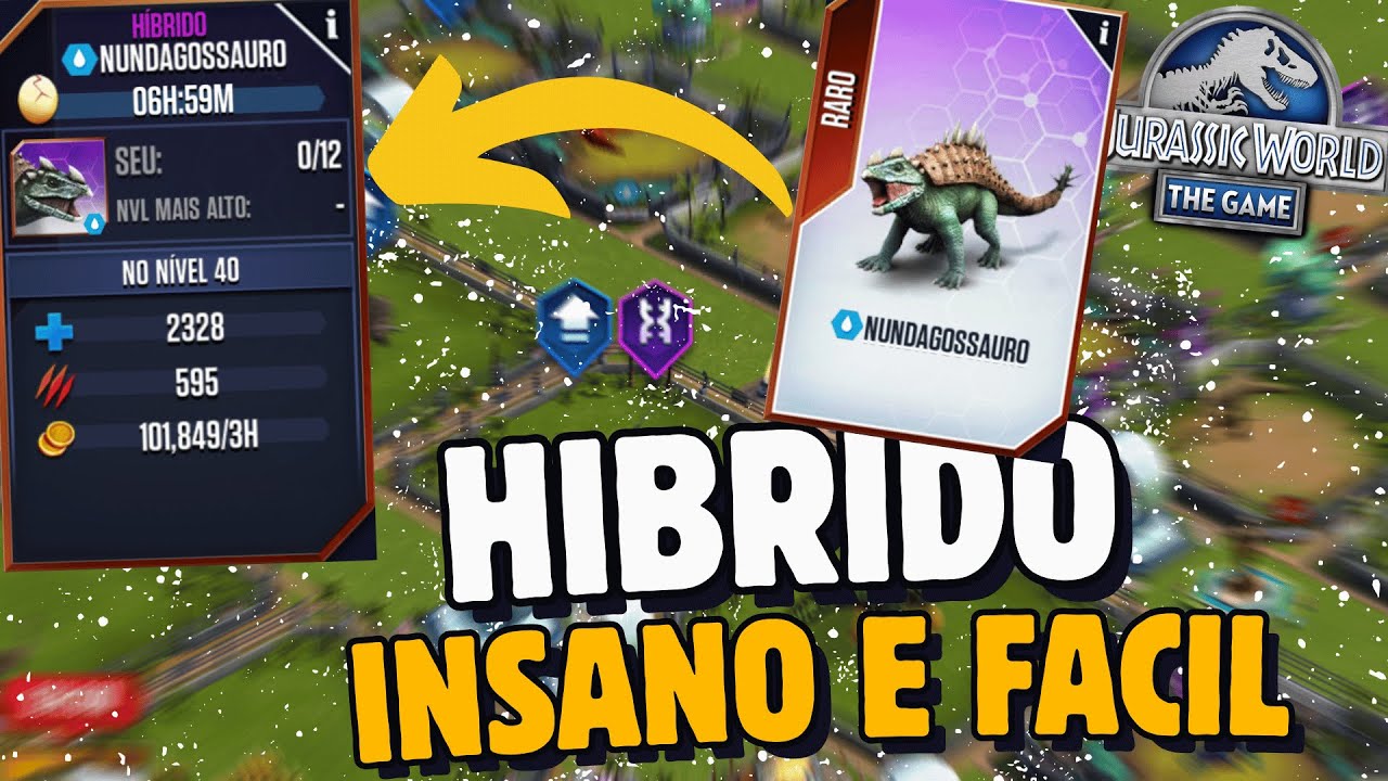 O MELHOR ANFIBIO PARA FICAR FORTE RAPIDO NOVO PROJETO RAPIDO!!! .Jurassic World