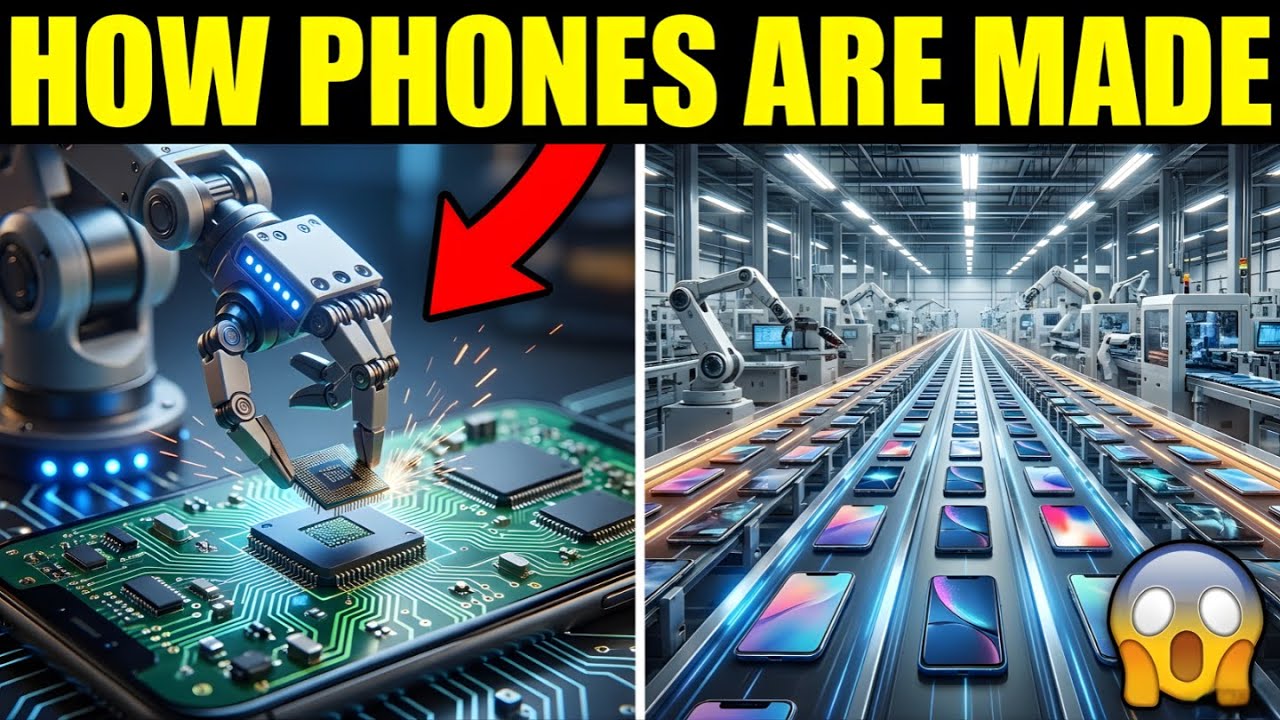 How Mobile Phones Are Made | Inside Modern Smartphone Factory Assembly Line 2025 📱⚡