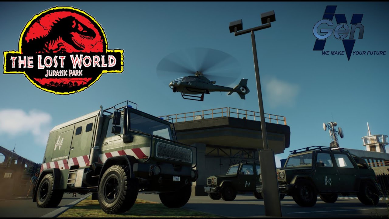 InGen Carnivore Research Facility Tour - Jurassic World Evolution 2 - Germany Sandbox