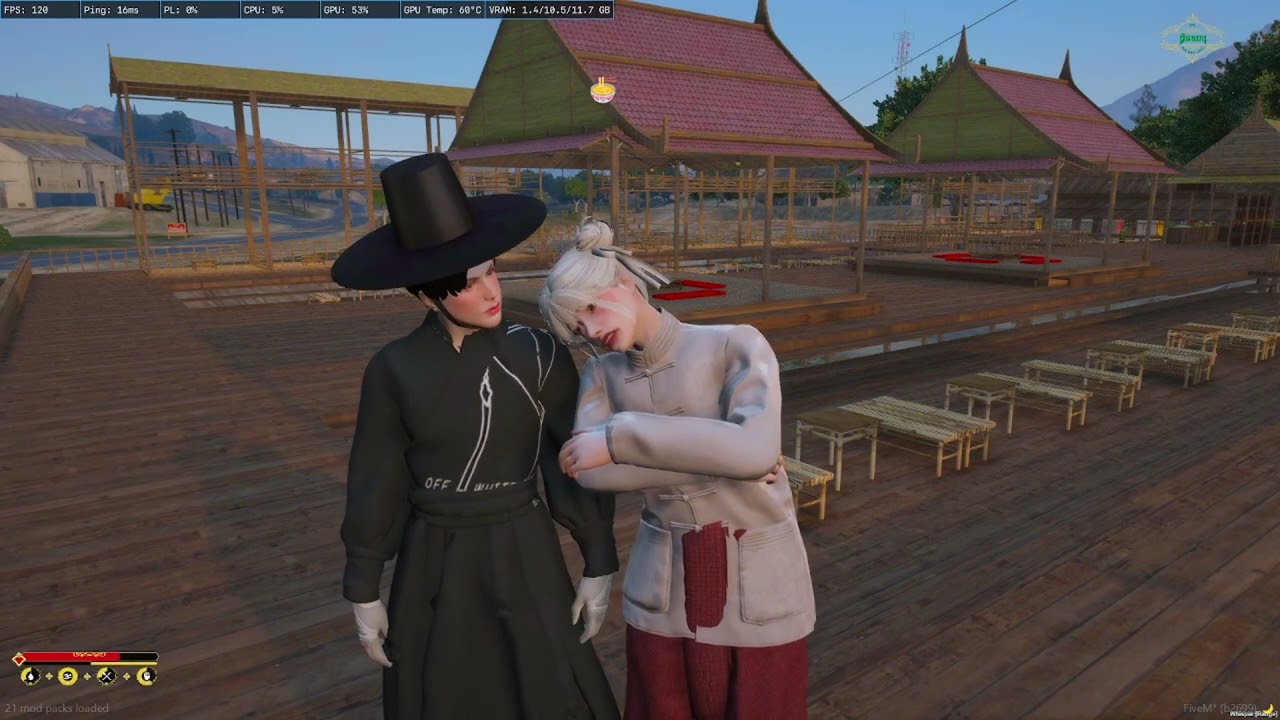 มีสหายเมื่อพร้อม #dindanland #GtaV #fivem