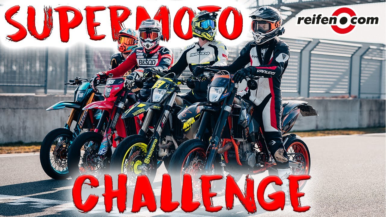 Die Große Supermoto Challenge! | Teil1 | Blackout | Anica | David Bost | Meddes | Reifen.com