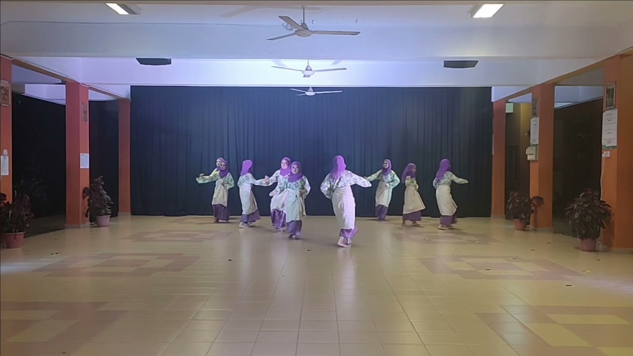 zapin mahpom SMK BUKIT PASIR MUAR JOHOR peringkat antarabangsa 2021 secara dalam talian