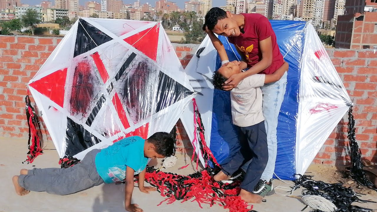 مصيده طائرات ورقيه لاول مره الهواء اتجاه الشمس هتشوف ازي ؟ | اليماني صقر