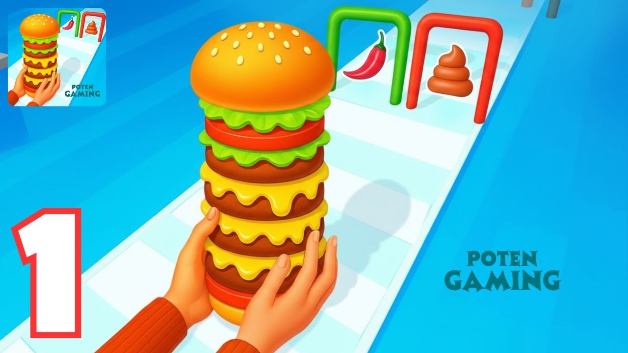 Burger Master 🍔 - Crazy Fast Cooking Gameplay - Cooking Games (iOS, Android) Part - 1