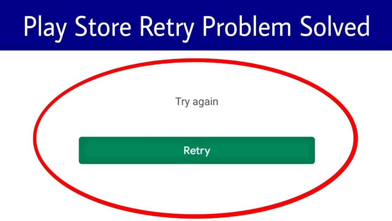 Google Play Store Not Working | Play Store Retry Problem | Play Store All Problem Solved