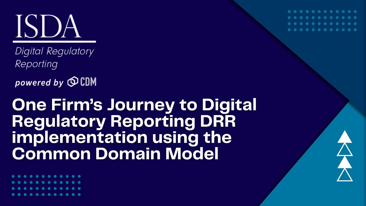 ISDA Webinar: One firm’s DRR implementation journey, from the perspective of JPM (October 2024)