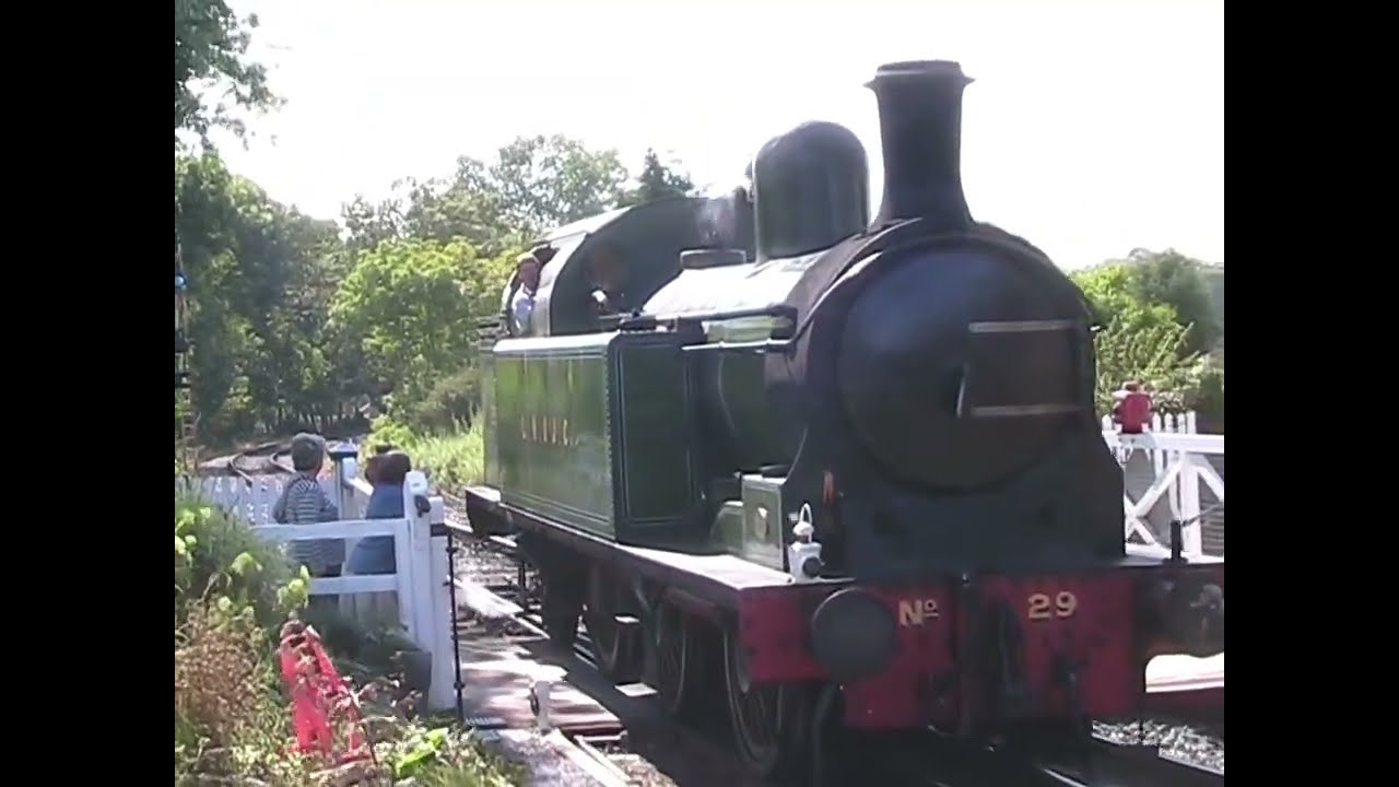 A ride on the Kent and East Sussex Railway in 2006 with LH & JC 0-6-2 tank locomotive No. 29