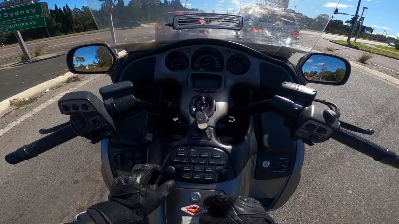 Delivering the Honda GoldWing