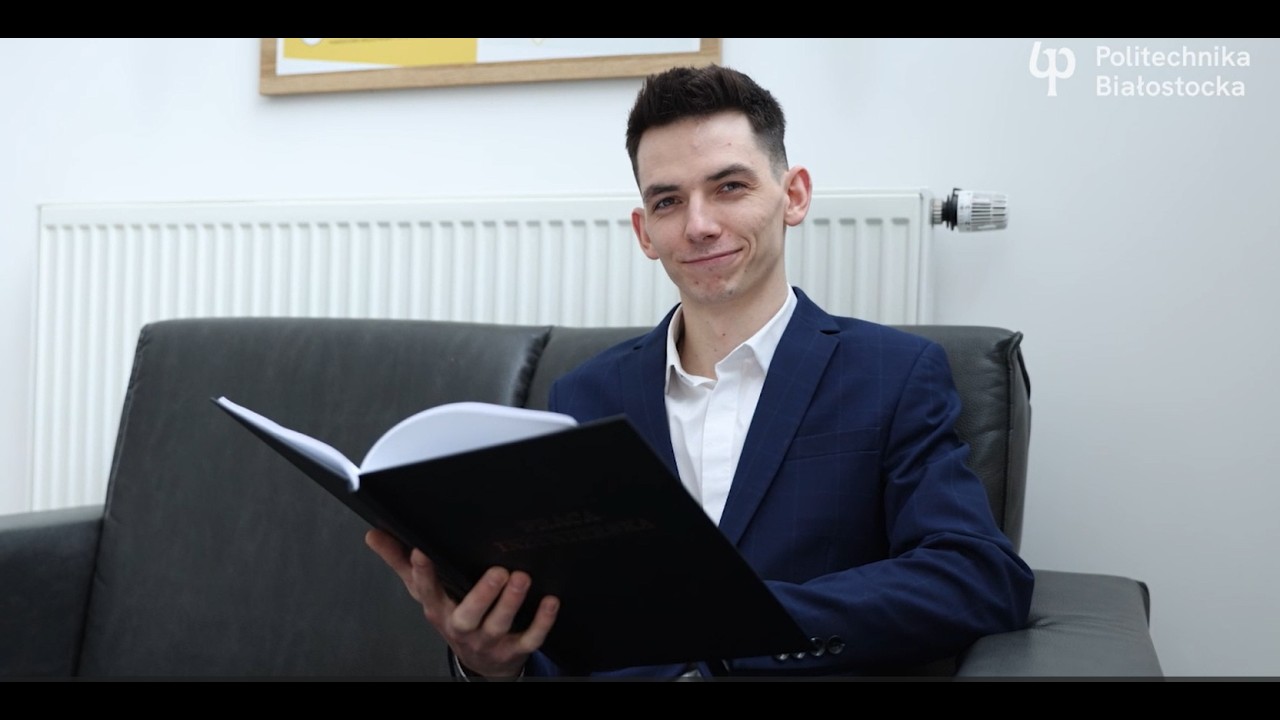 Dawid Jakoniuk, inżynier zarządzania i inżynierii produkcji. Wydział Inżynierii Zarządzania PB