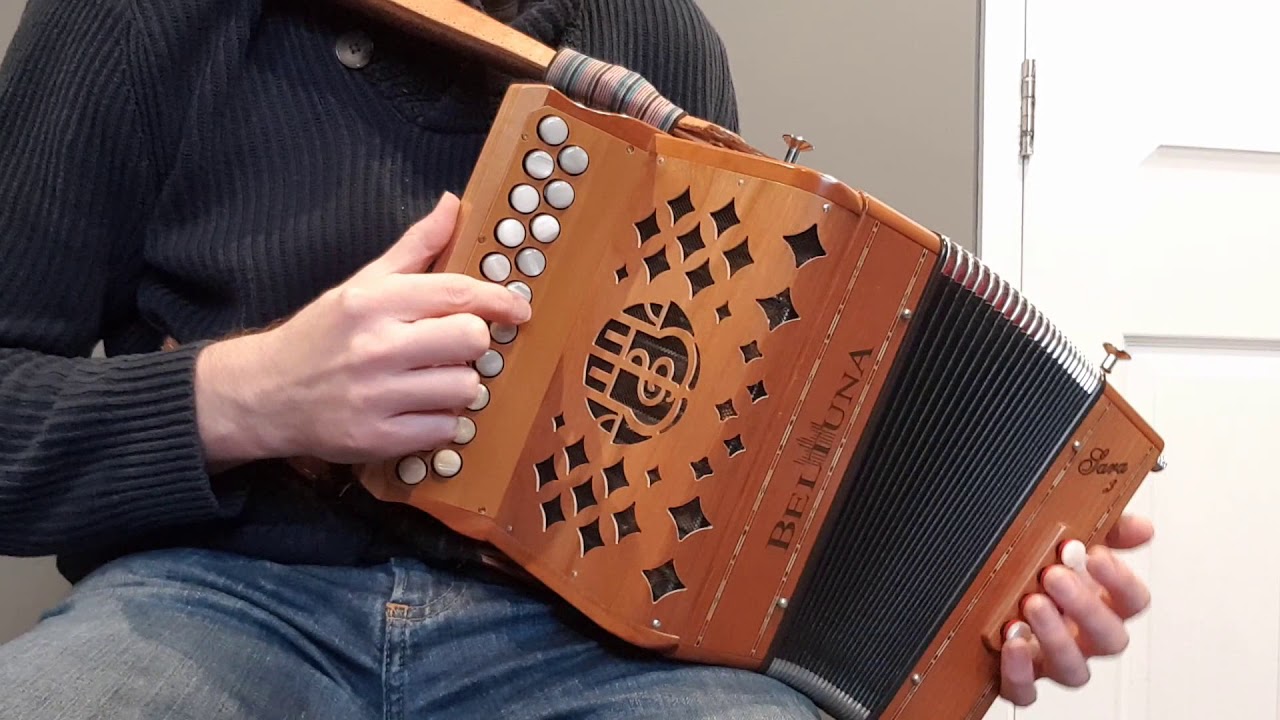 BC Irish accordion lesson - The Kesh Jig, rolls (easy, beginner)