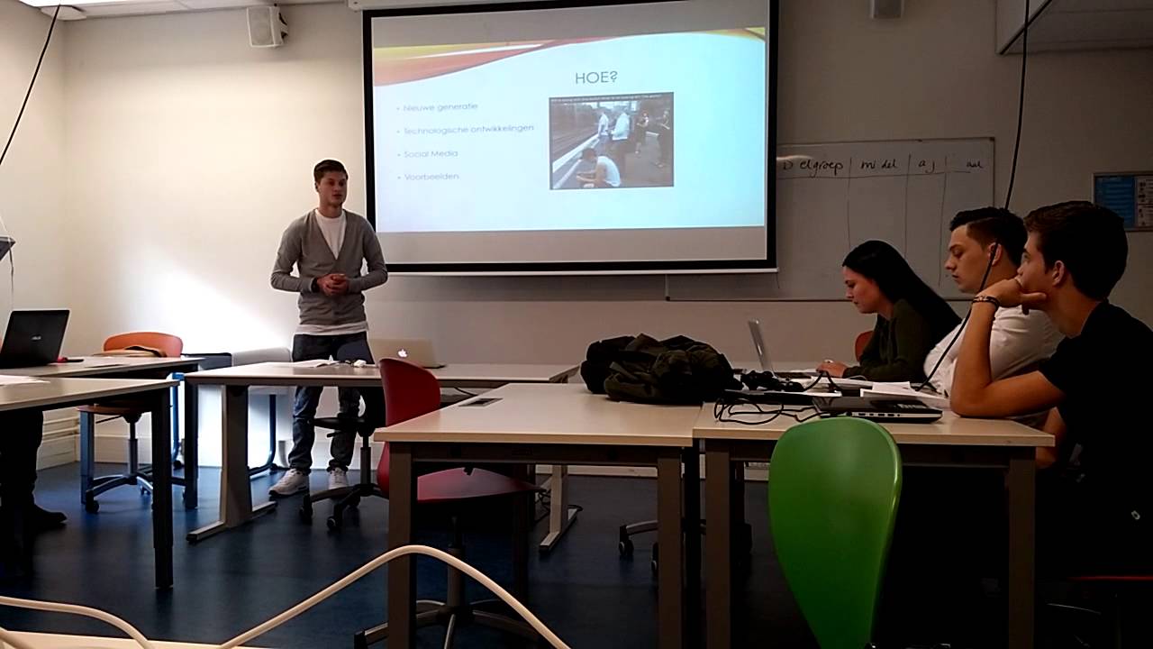 presentatie 2: 5 minuten presentatie over bepaalde stelling