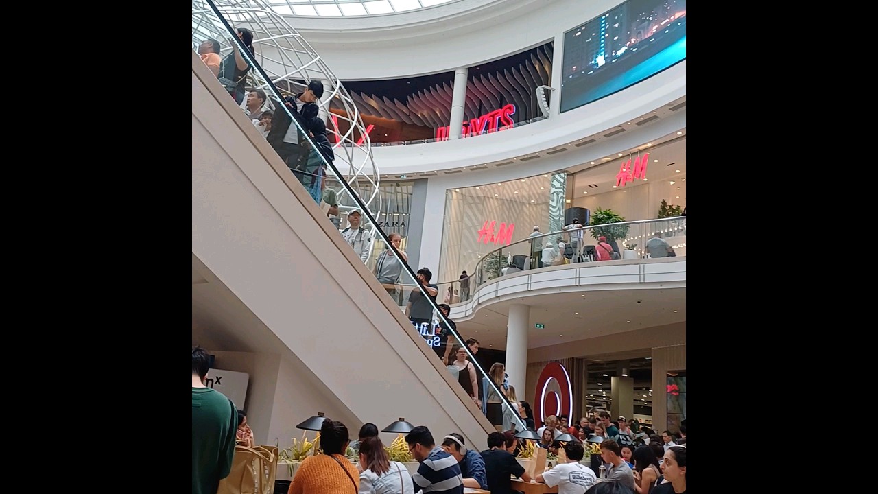 Bustling Chadstone city fashion capital boxing day mad rush,2023 , Melbourne, Australia