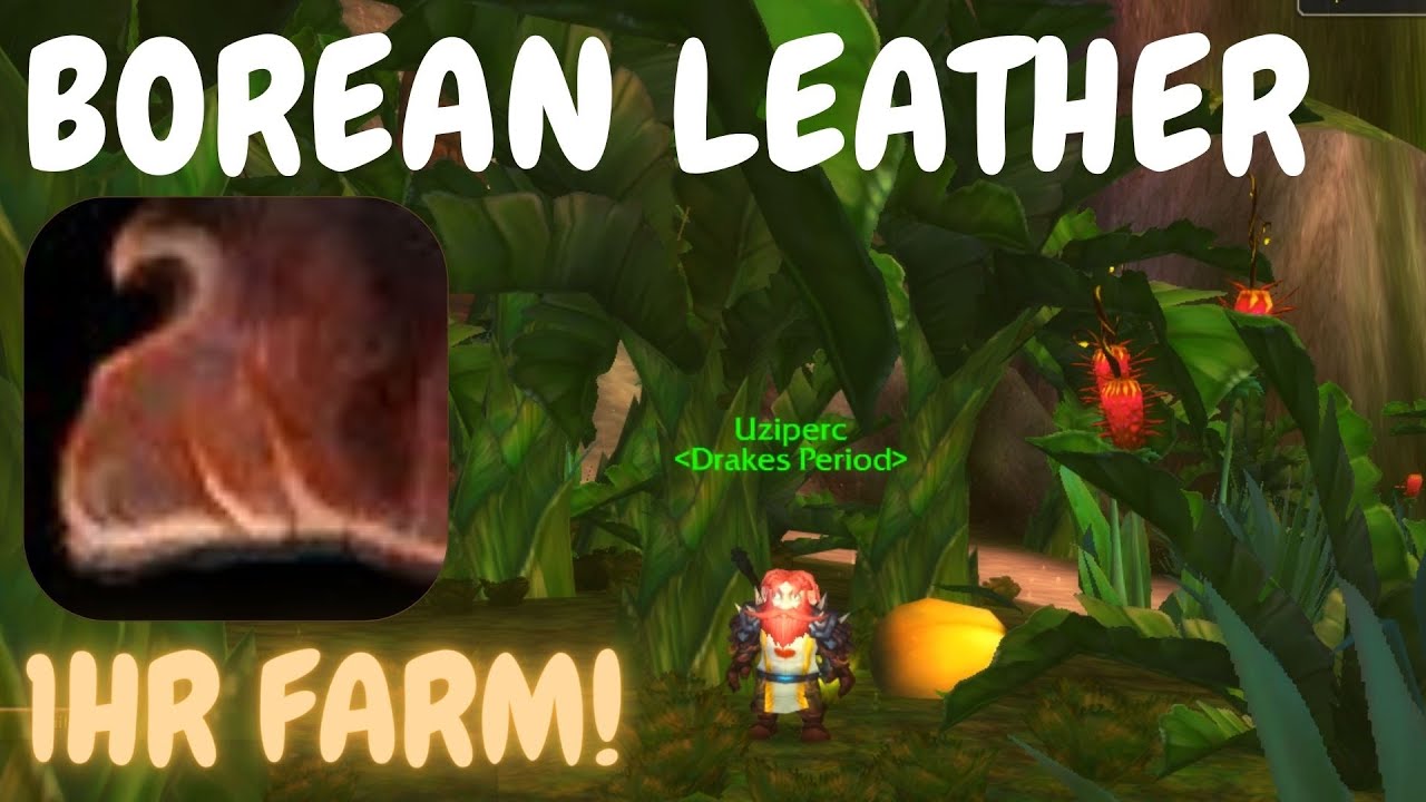 Borean Leather (375-450) [Best Farming Spots] WoW