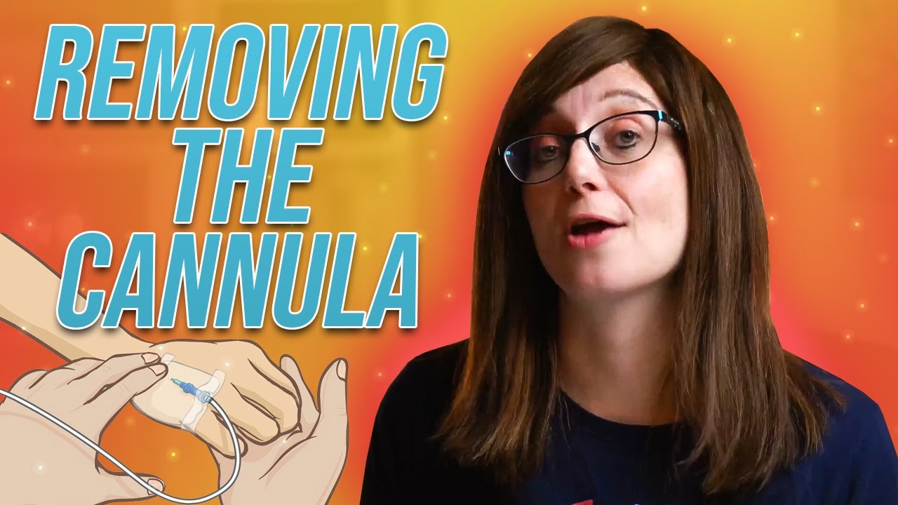 How to remove an IV cannula