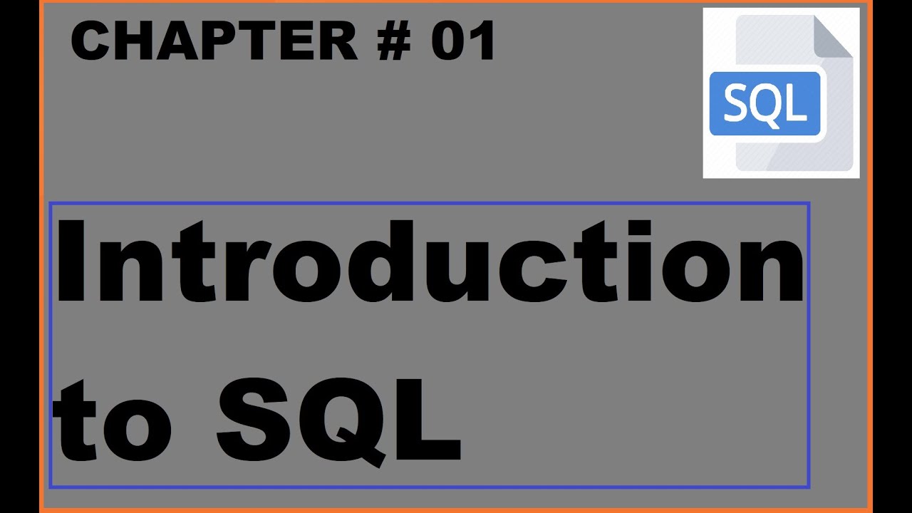 SQL Tutorial - W3SCHOOLS - CHAPTER # 01 ENGLISH