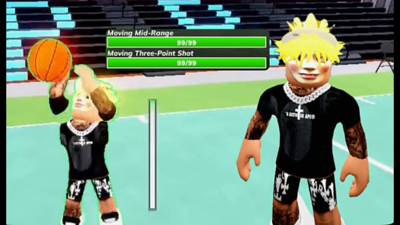 The power of a 99 MOVING SHOT in Playground Basketball!