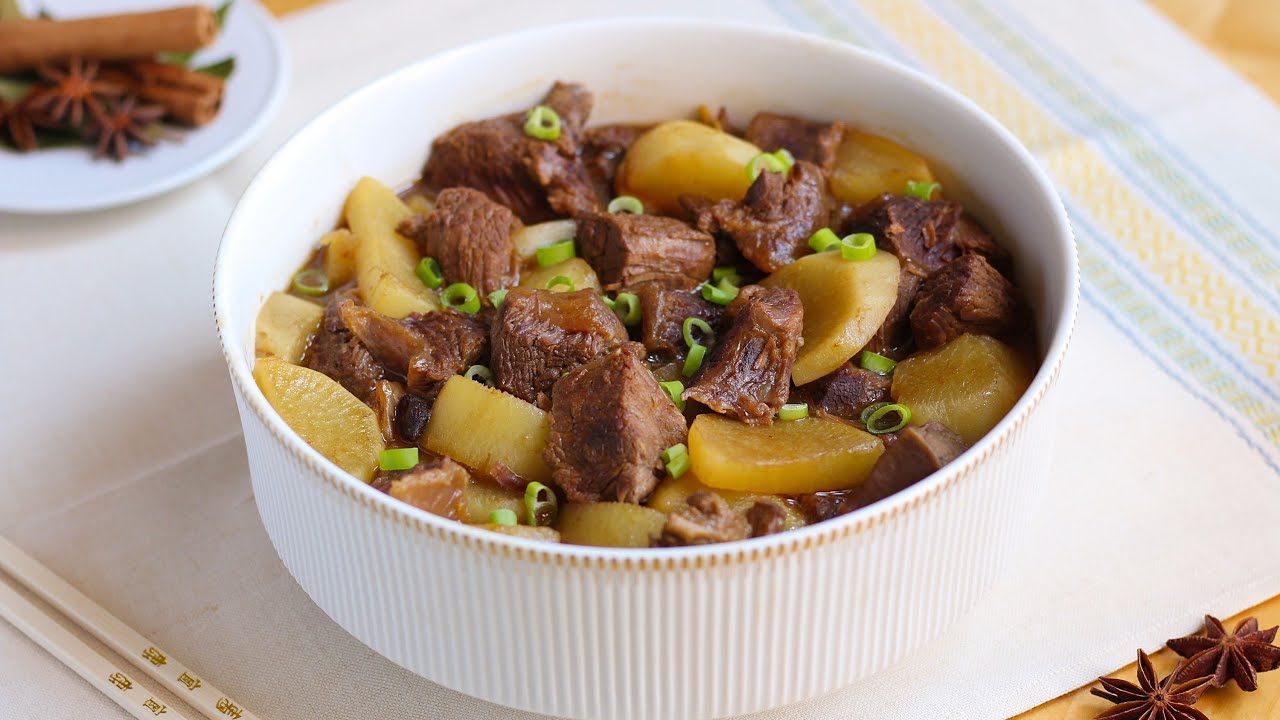Stufato di manzo con daikon - perfetto per sconfiggere il freddo! | cuChina