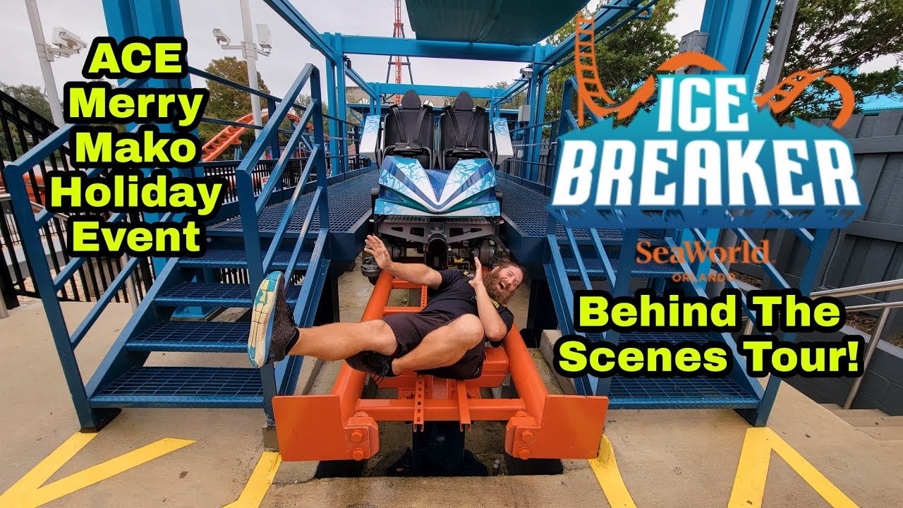 Ice Breaker SeaWorld Orlando Behind The Scenes Tour / ACE Merry Mako Holiday Event 11.20.21