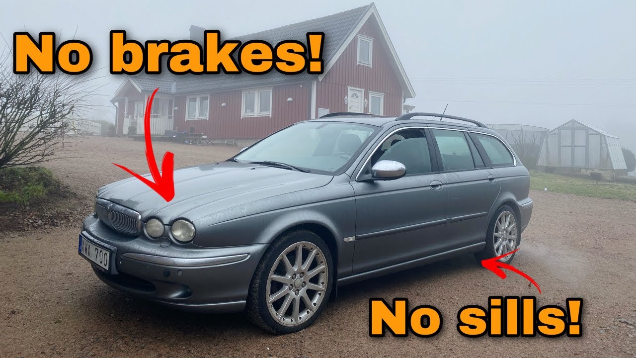 My Cheap Jaguar X-type Estate has a New Clutch but NO Brakes or sills!