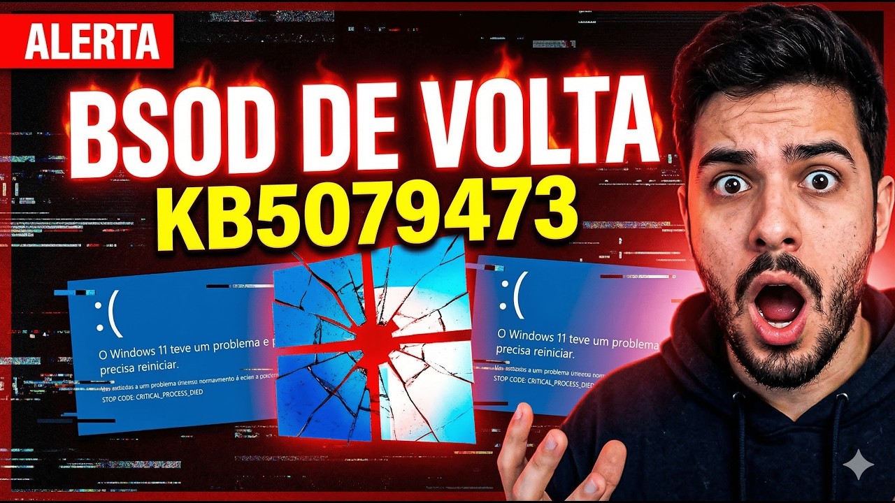 Windows 11 Congelando e Travando? Essa Update É o Culpado - KB5079473 Causa BSOD e Trava Tudo