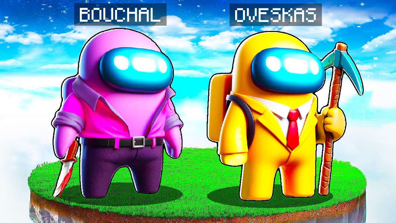Minecraft, ale 1 BLOCK AMONG US… (sus)